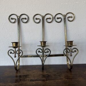 Vintage Adjustable Home Interior Wall Sconces Steel With A Brass Finish